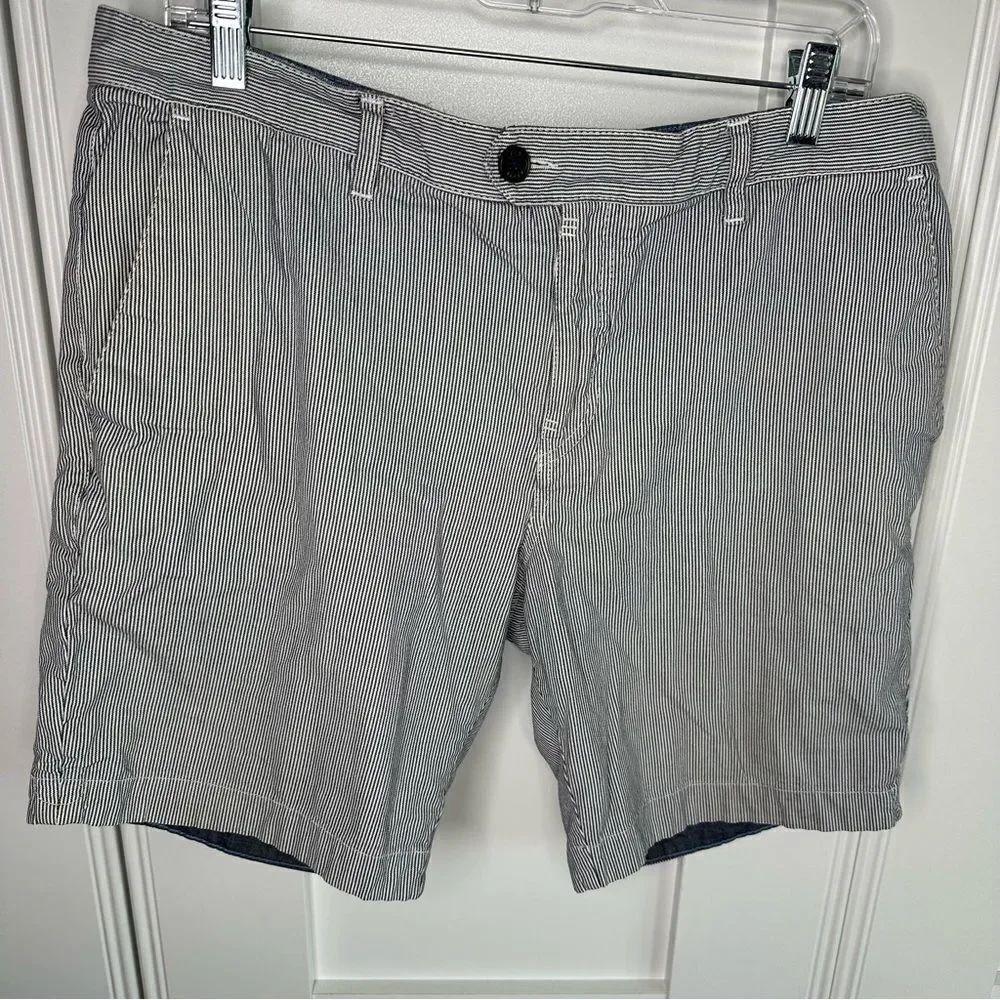 Ted Baker 36 Gray Flat Front Shorts (r1)